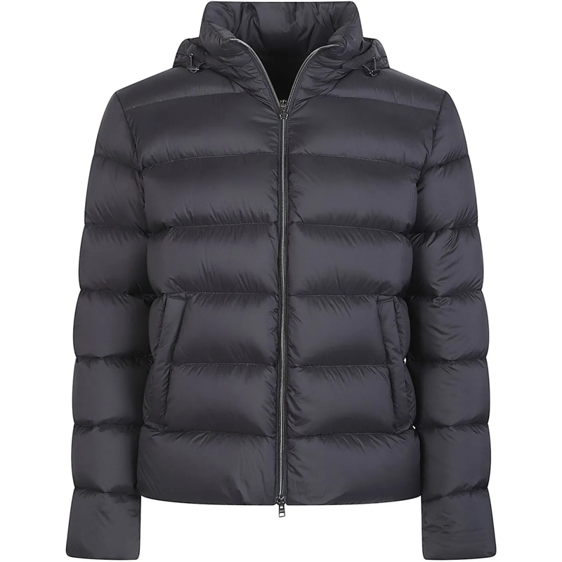 Herno Daunenjacke Supermatt Bomber Jacket Blue blau