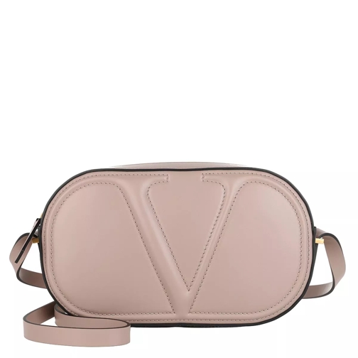 Valentino Garavani V Logo Crossbody Bag Calf Poudre Crossbody Bag