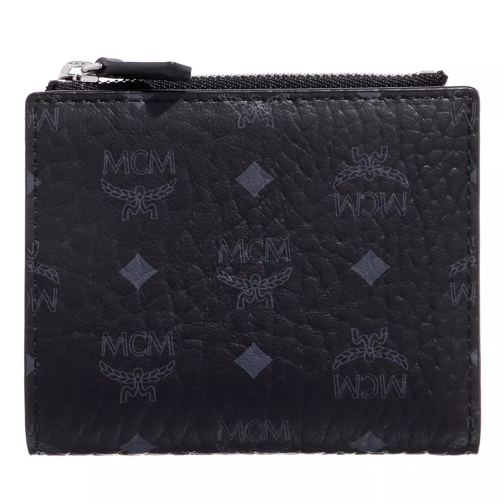 MCM Small Wallet Black Bi-Fold Wallet