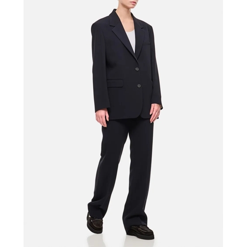 Golden Goose  Viscose And Wool Crepe Relaxed Pants Black (Image 2)