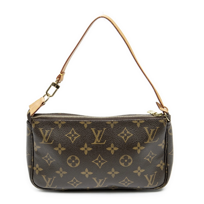 Louis Vuitton Crossbody Bag Accessory Pouch braun