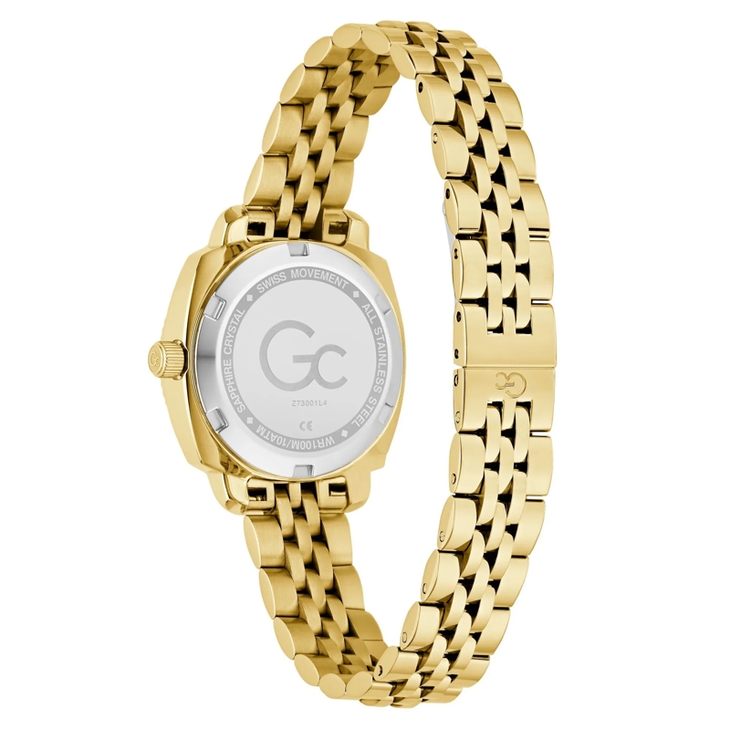 GC Quarzuhr Quarz-Analoguhr Gc Flair Coussin Mini gold(Image 3)