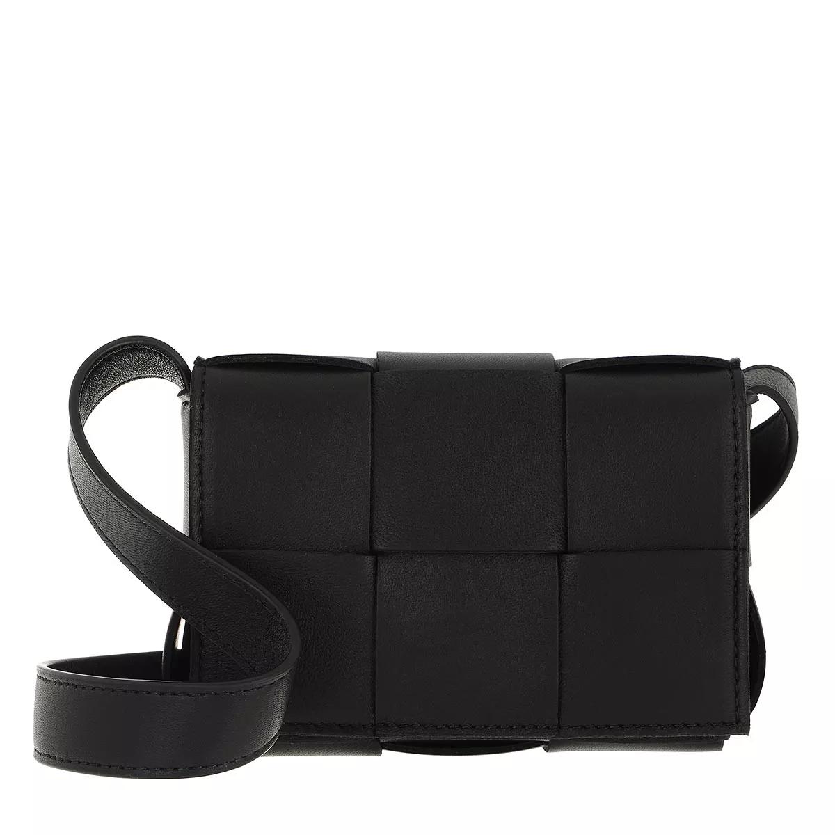 Bottega Veneta - Black Cassette Sling Bag
