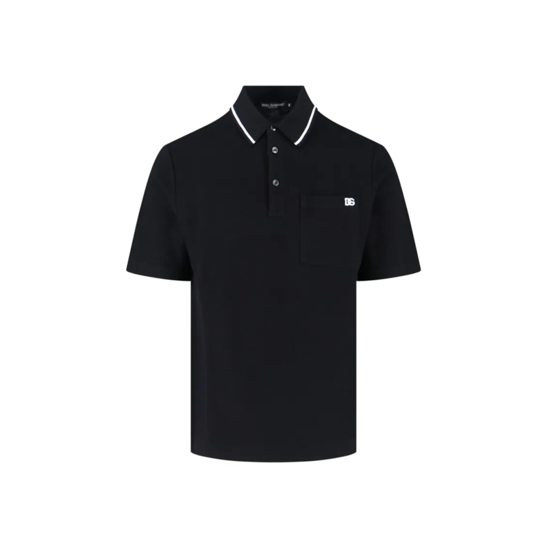 Dolce&Gabbana Polo shirt Logo Polo – Black Black