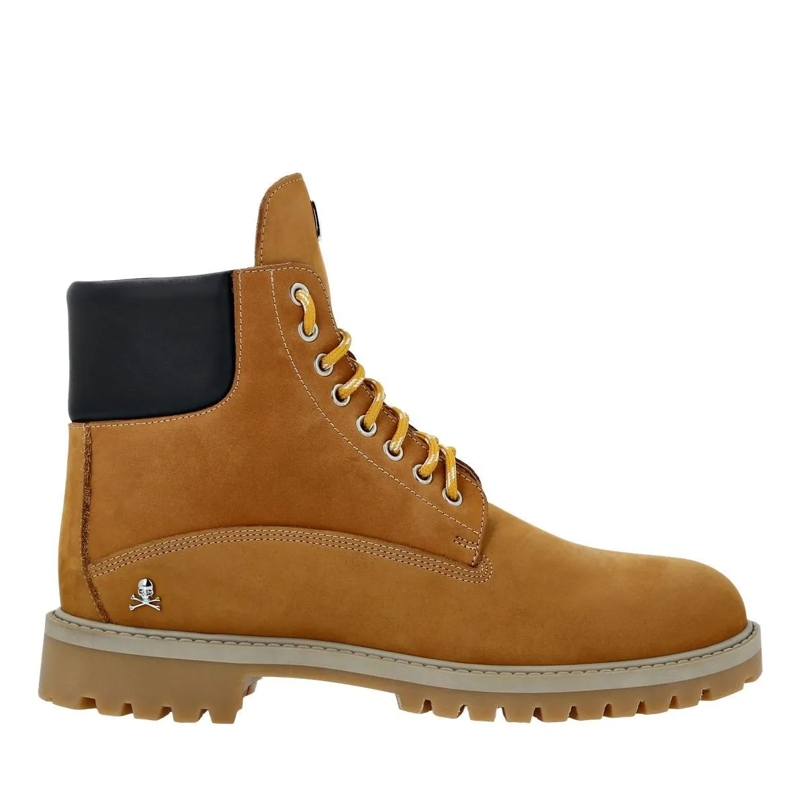 Philipp Plein Stiefeletten Stiefel beige
