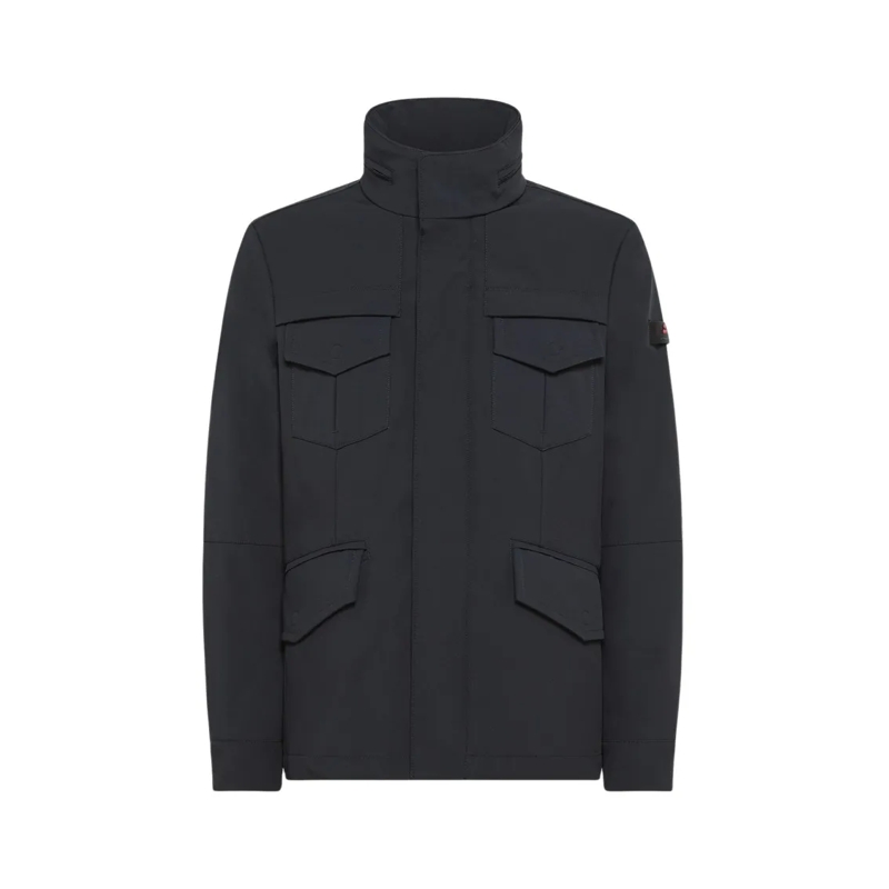 Peuterey  Zip-Up Jacket With Pockets Black