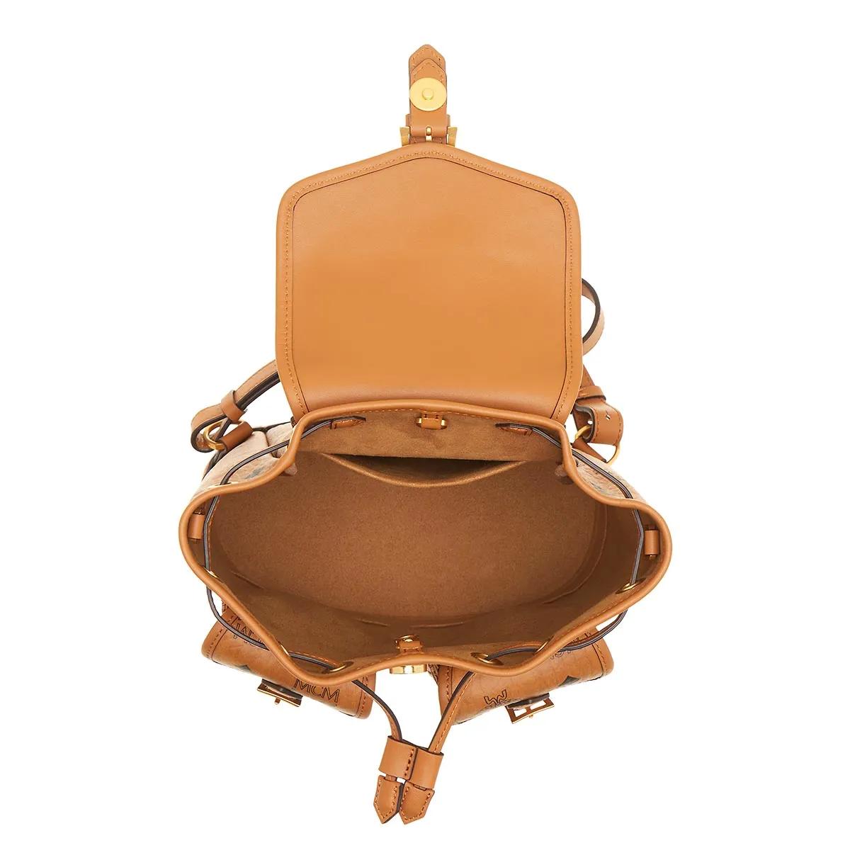 MCM Rugzakken Aren Backpack Mini in cognac