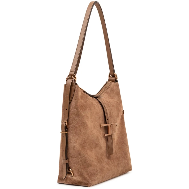 Tod's Schultertasche Borsa a Spalla con Manico Sottile beige(Image 2)