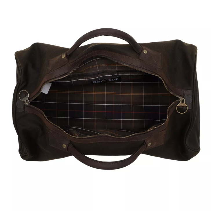 Barbour Wax Holdall Olive Duffle Bag