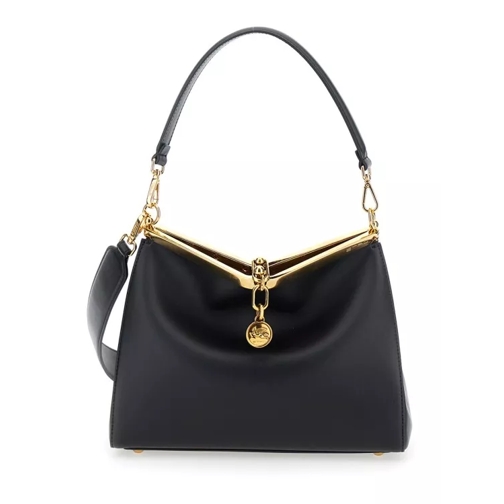 Etro Medium Vela' Black Shoulder Bag Black Borsa a tracolla