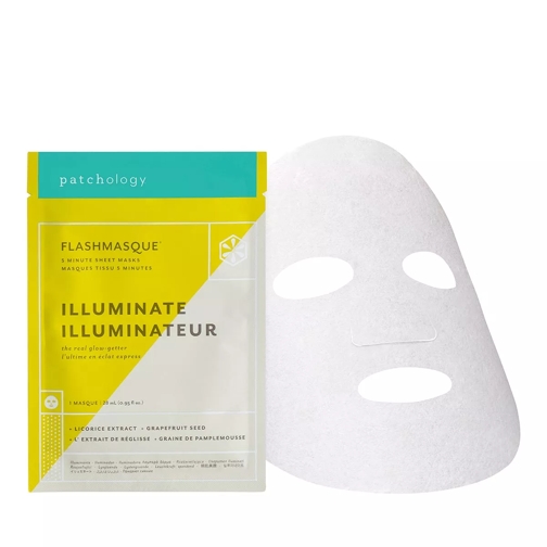 Patchology FlashMasque FlashMasque® Illuminate 5 Minute Masks 4 Pack Glowmaske