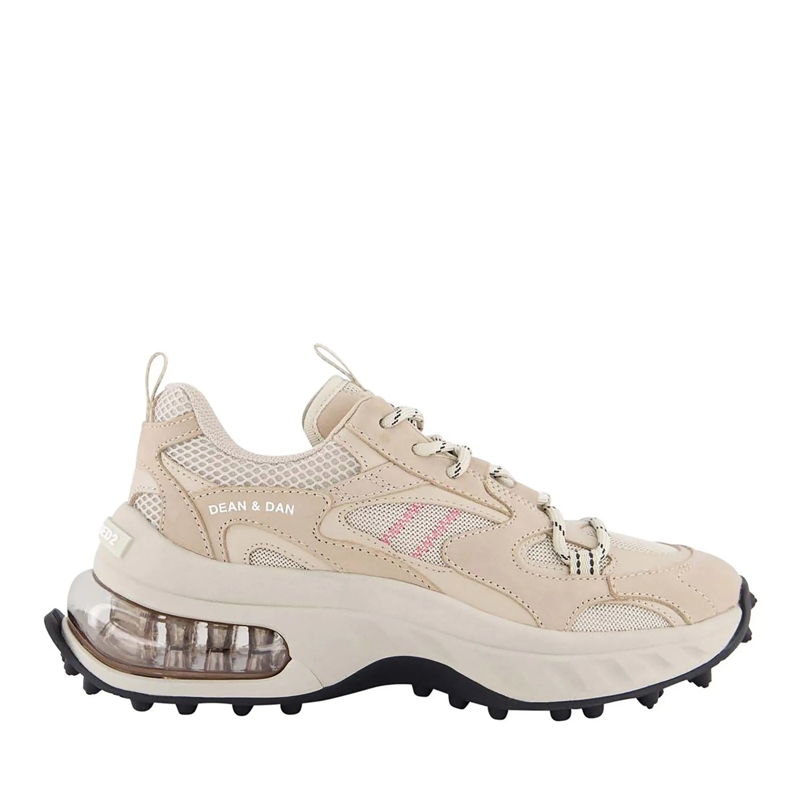 Dsquared2 Low-Top-Sneaker Dames Bubble Sneaker Beige beige