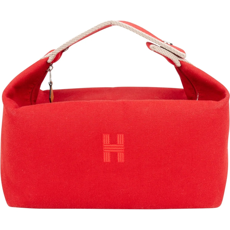 Hermès Sac à bandoulière Hermes Rouge Cotton Bride A Brac GM Bag rot