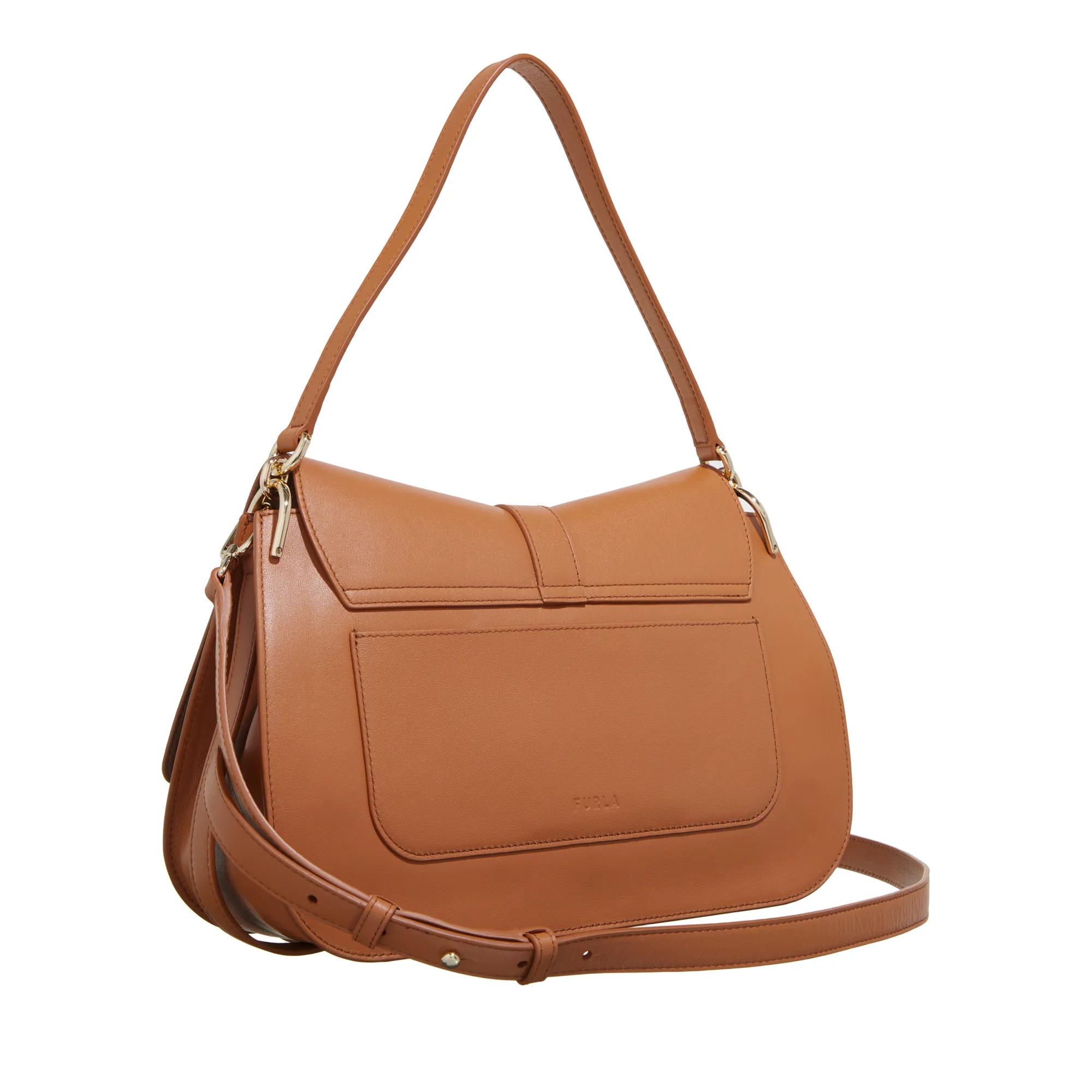 Furla Satchels Flow L Top Handle in bruin