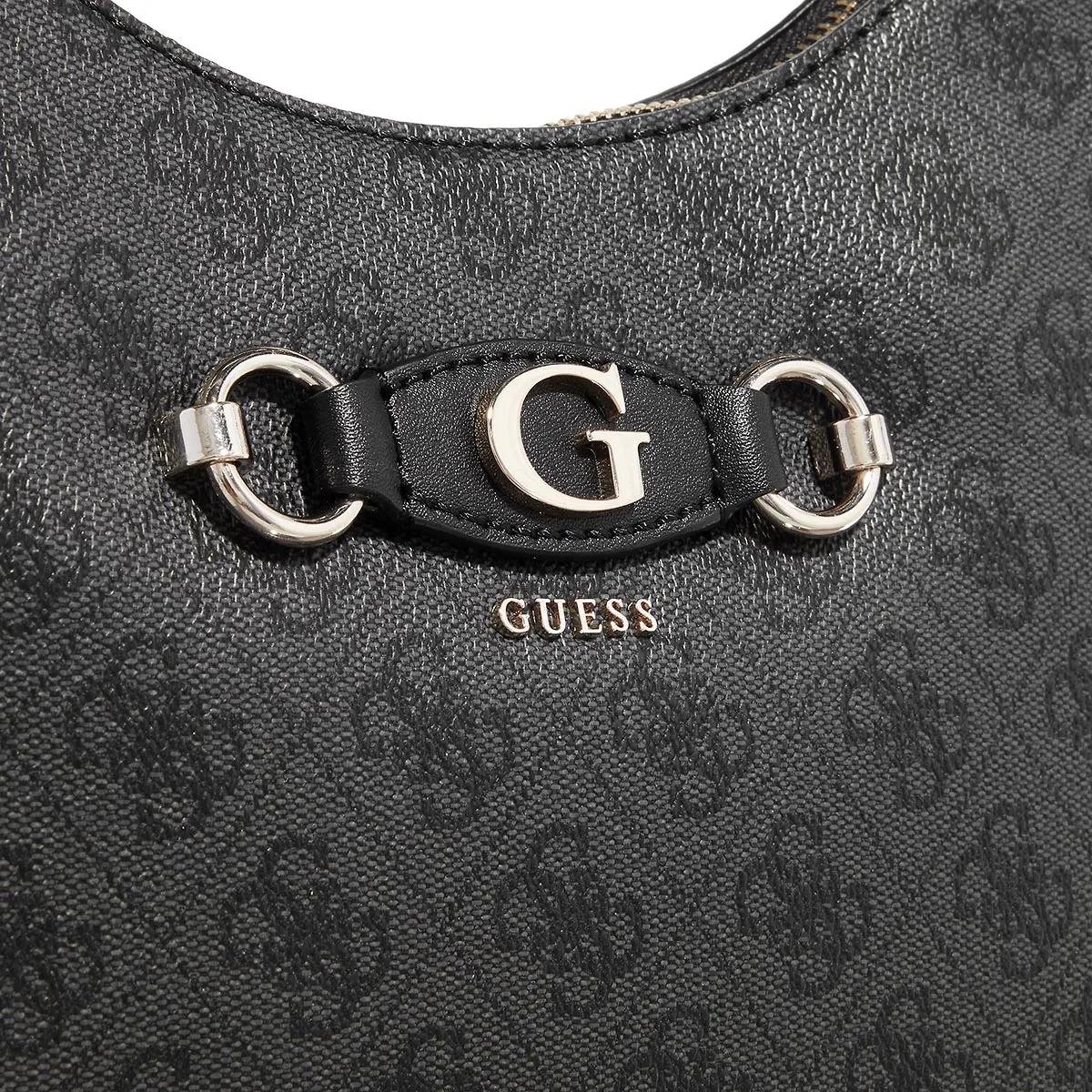 Guess Crossbody bags Izzy Top Zip Shoulder Bag in donkergrijs