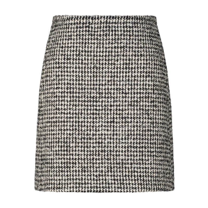 S Max Mara Minirok Minirock Jim aus Wolle & Alpaka schwarz