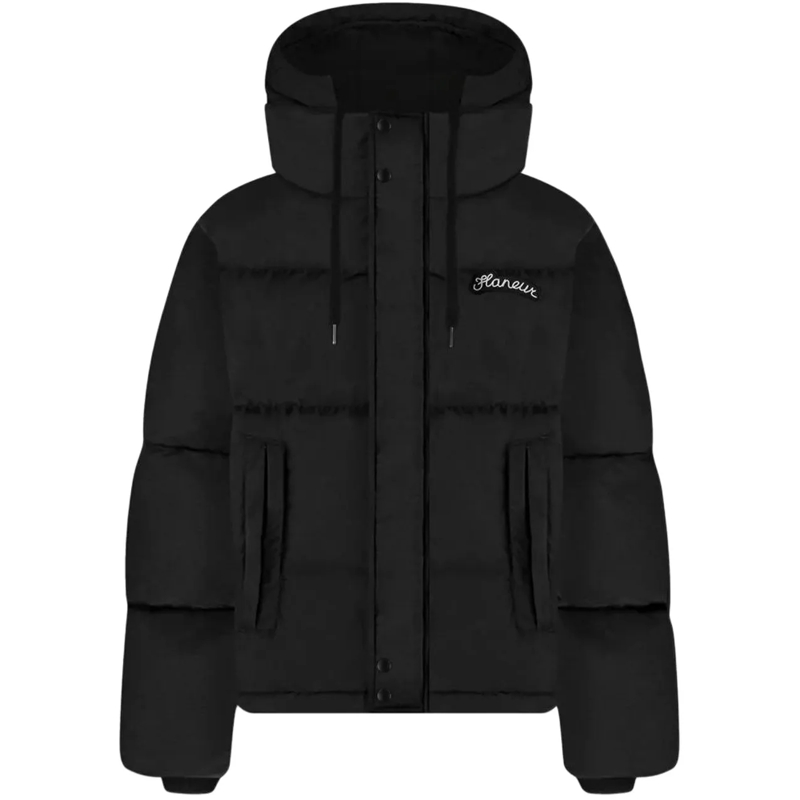 Flâneur Doudoune Signature Puffer Jacket | Black schwarz