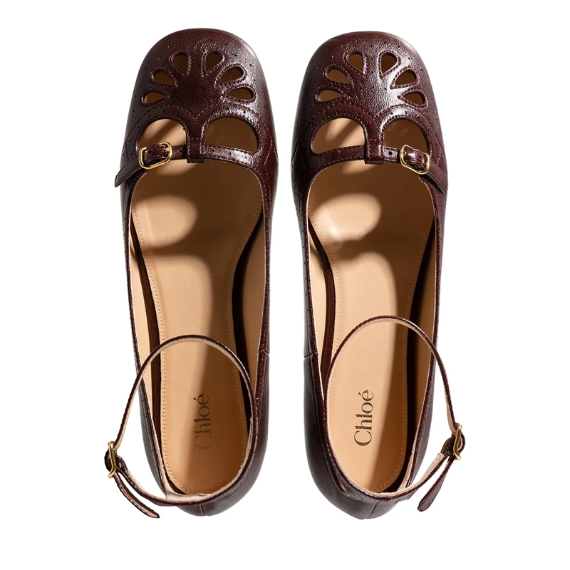 Chloé Ballerinas Misty Ballerinas Burnt Purple(Image 5)