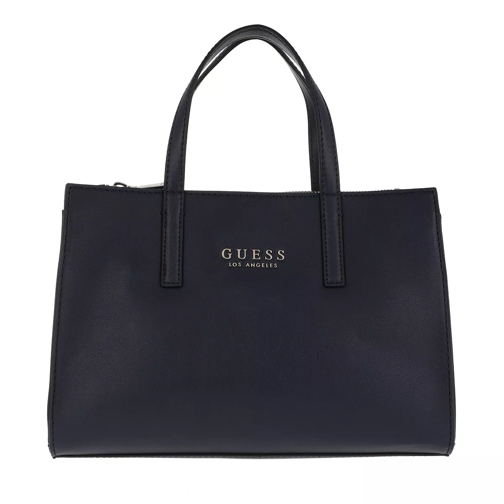 Guess Sienna Society Satchel Bag Blue Tote