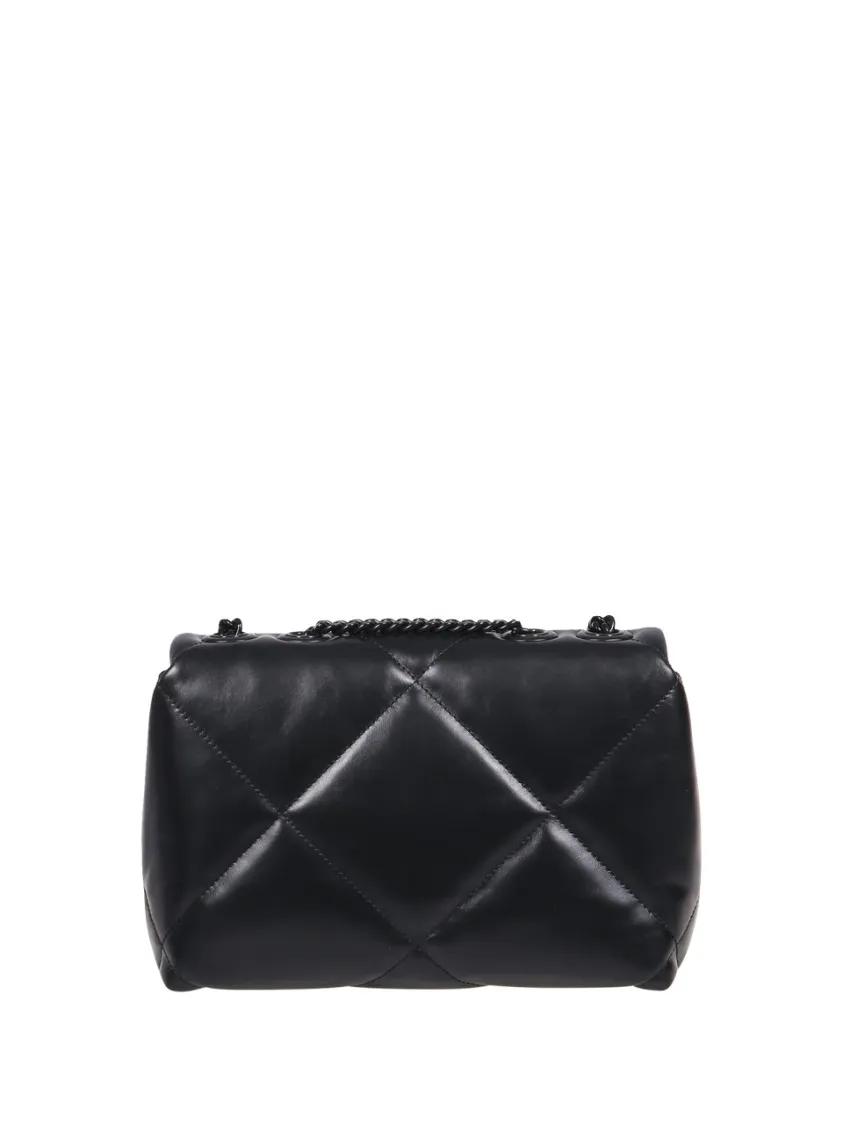 TORY BURCH Hobo bags Kira Diamond Quilt Powder Coated Small Convertible in zwart