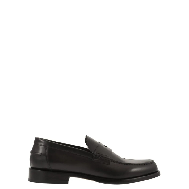 Doucal's Loafer Penny - Leather Loafer Black