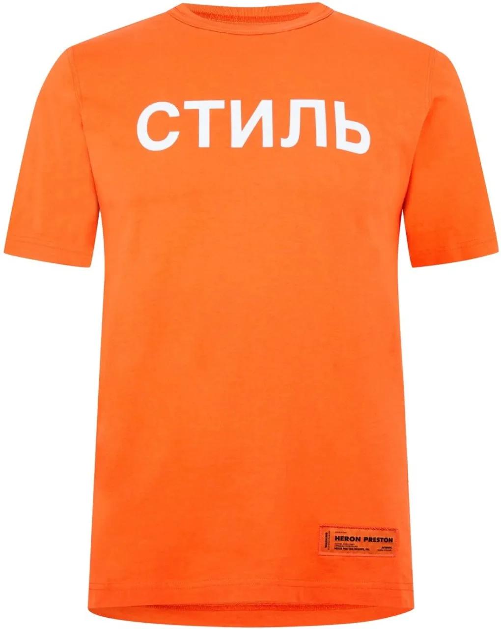 Thumbnail - Heron Preston - Ctnmb Logo T-shirt - Größe S - orange