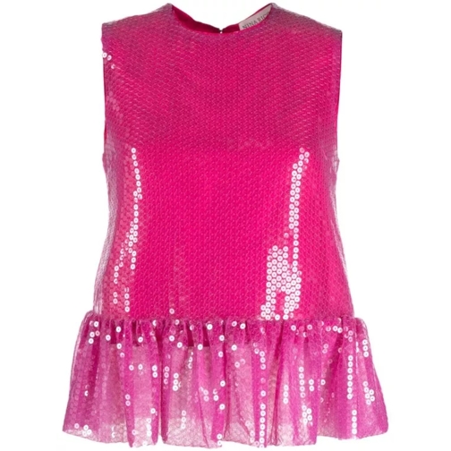 Nina Ricci Pink Sequin Top Pink 