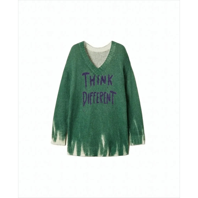 Twinset Actitude Trui Garden Green/Different Sweaters Green