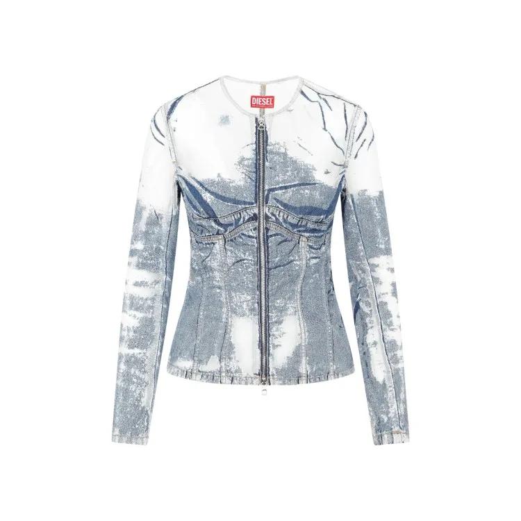 Diesel - De-Milly Jacket - Größe XS - blau