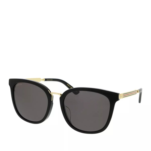 Gucci GG0079SK-001 56 Sunglass WOMAN ACETATE BLACK Sonnenbrille