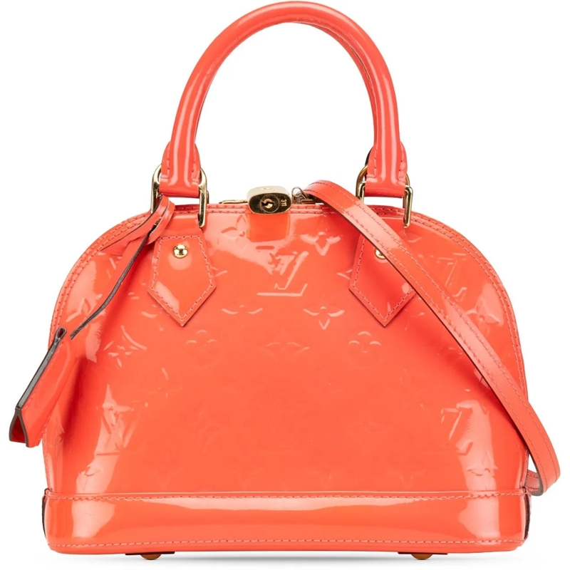 Louis Vuitton Fourre-tout Monogram Vernis Alma BB orange