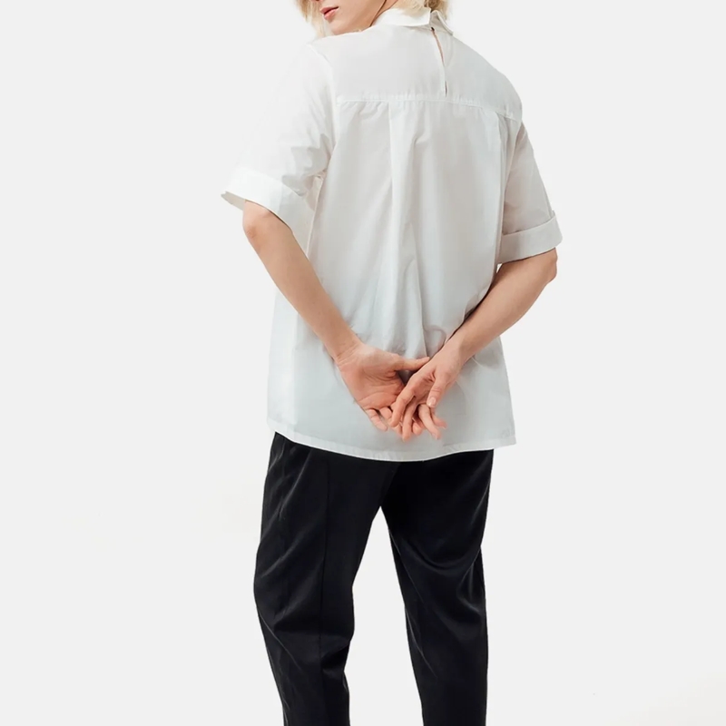 Helene Galwas Bluse Bluse aus Baumwolle FAYRE weiss(Image 3)