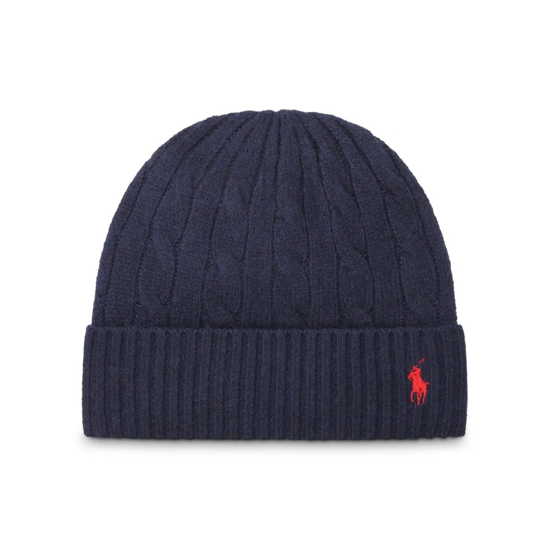 Polo Ralph Lauren Chapeau en laine Wl Cs Cbl Bn-Hat Clay(Image 3)