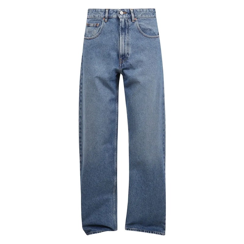 MM6 Maison Margiela Jeans Straight-Leg Denim Jeans Blue
