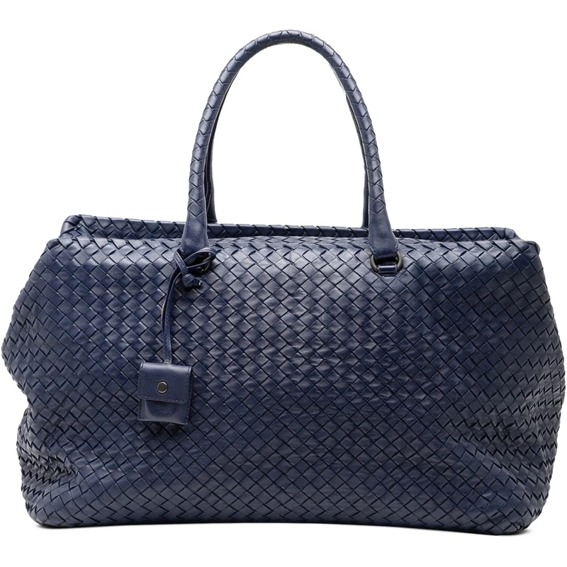 Bottega Veneta Shopper Large Nappa Intrecciato Brick Tote blau
