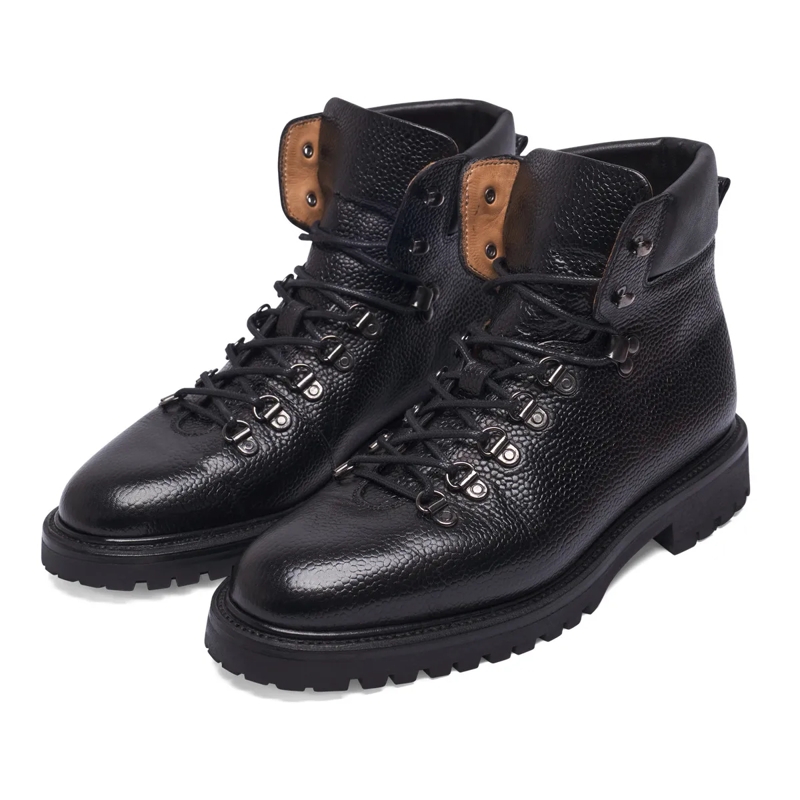 Henry Stevens Laarzen met vetersluiting Schnürboots Bonnie HB3 schwarz(Image 2)