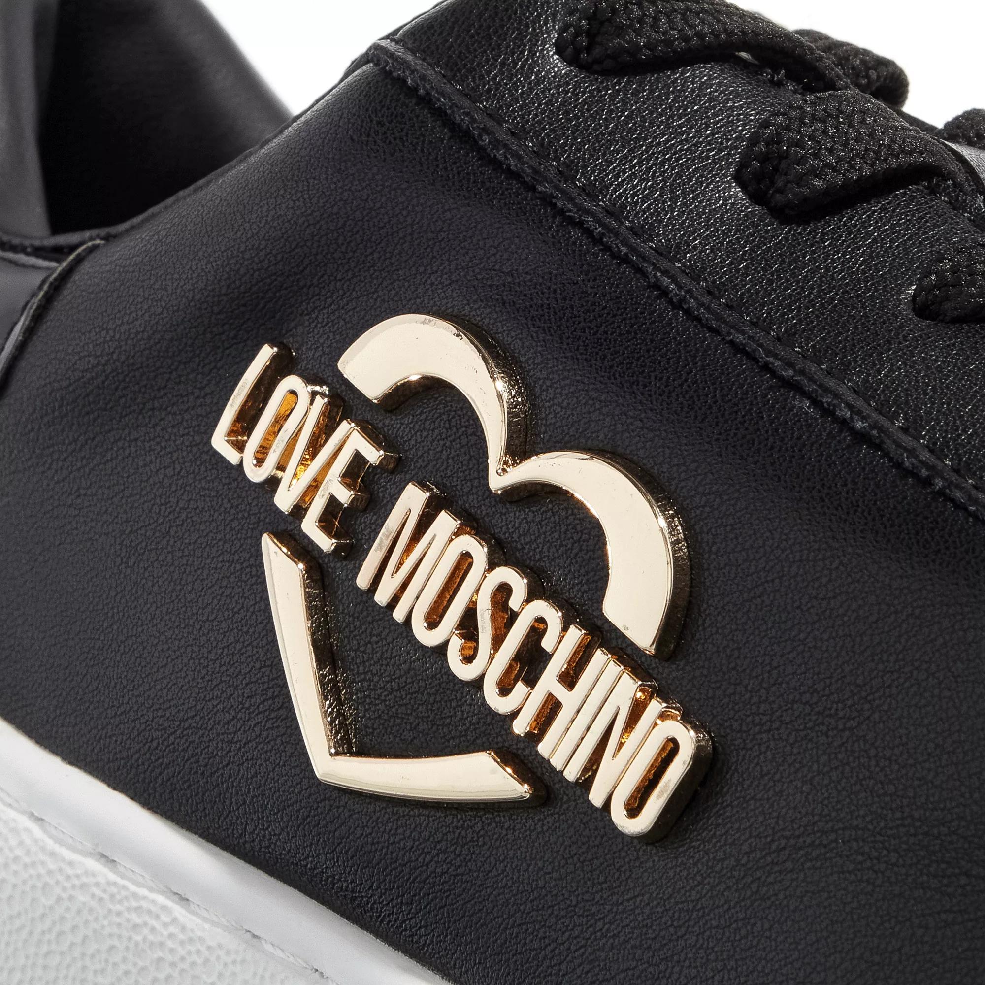 Love moschino black on sale trainers