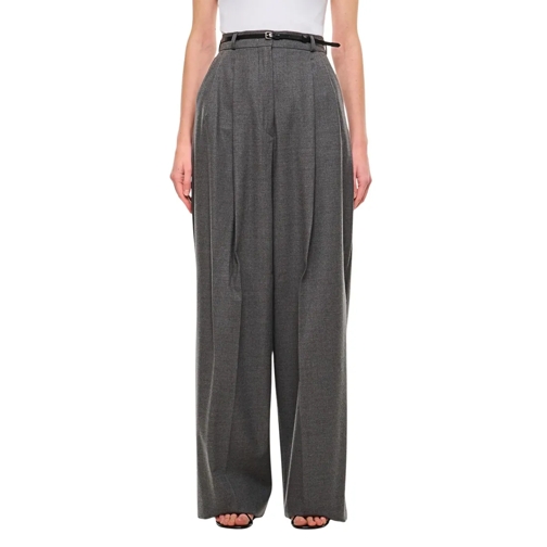 Sportmax  Kiens12 Wide Leg Pants Grey