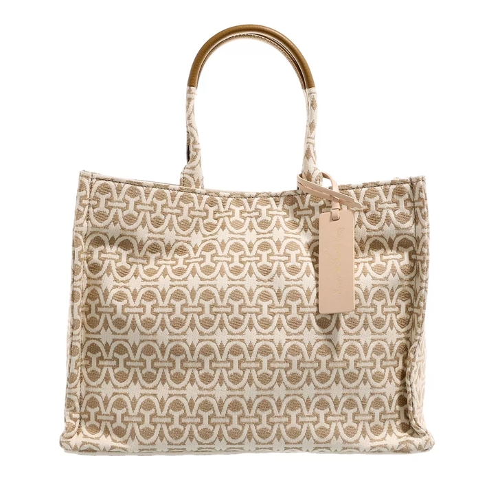 Coccinelle Never Without monogram-pattern Tote Bag - Brown