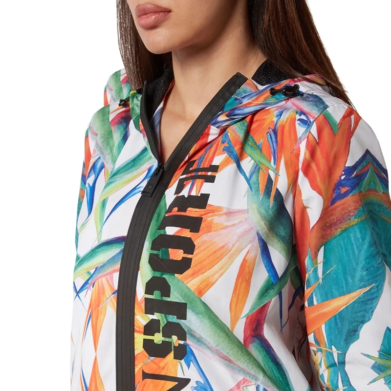 Plein Sport Übergangsjacke Jacke Flowers weiss(Image 3)