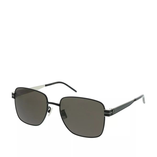 Saint Laurent SL M55-001 57 Sunglasses Black-Black-Black Lunettes de soleil