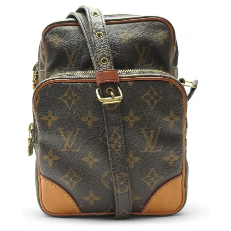 Louis Vuitton Saddle Bag VINTAGE LOUIS VUITTON AMAZONE M45236 MONOGRAMM CAN braun