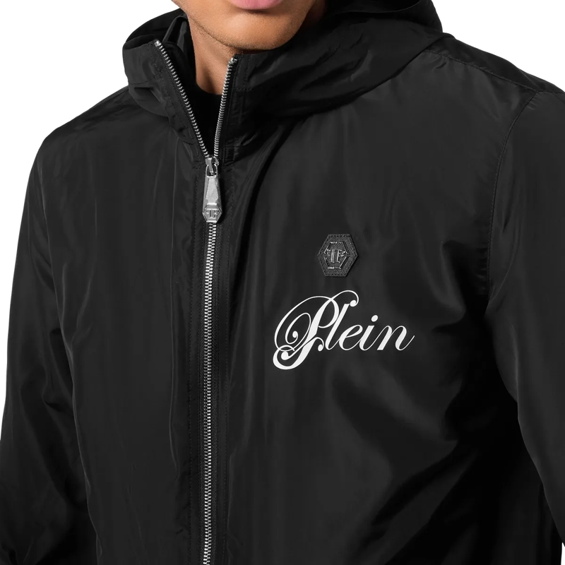 Philipp Plein Daunenjacke Windbreaker Teddy schwarz(Image 5)
