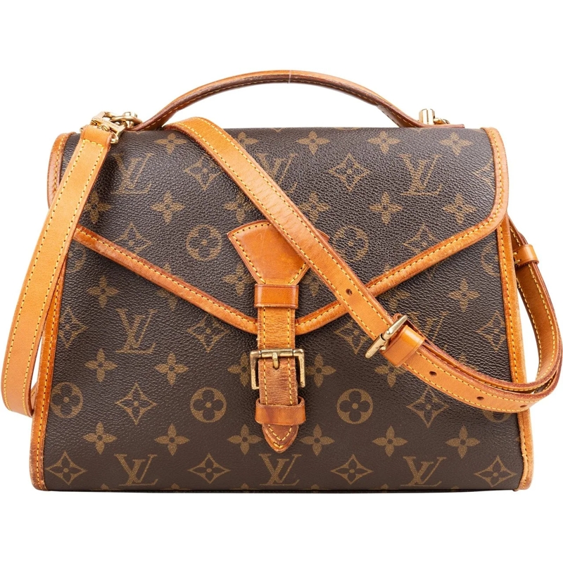 Louis Vuitton Tote Louis Vuitton Canvas Monogram Bel Air Handbag braun