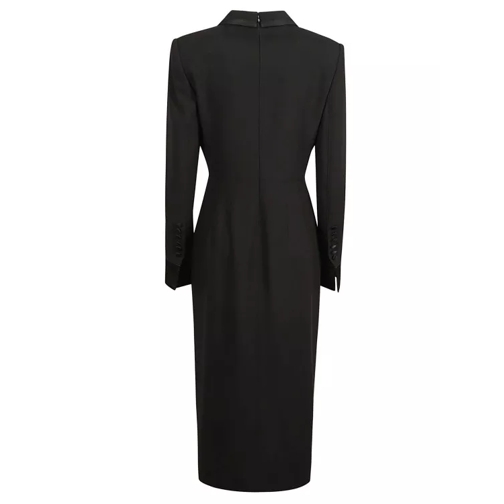 Dolce&Gabbana  Double-Breasted Midi Dress Black