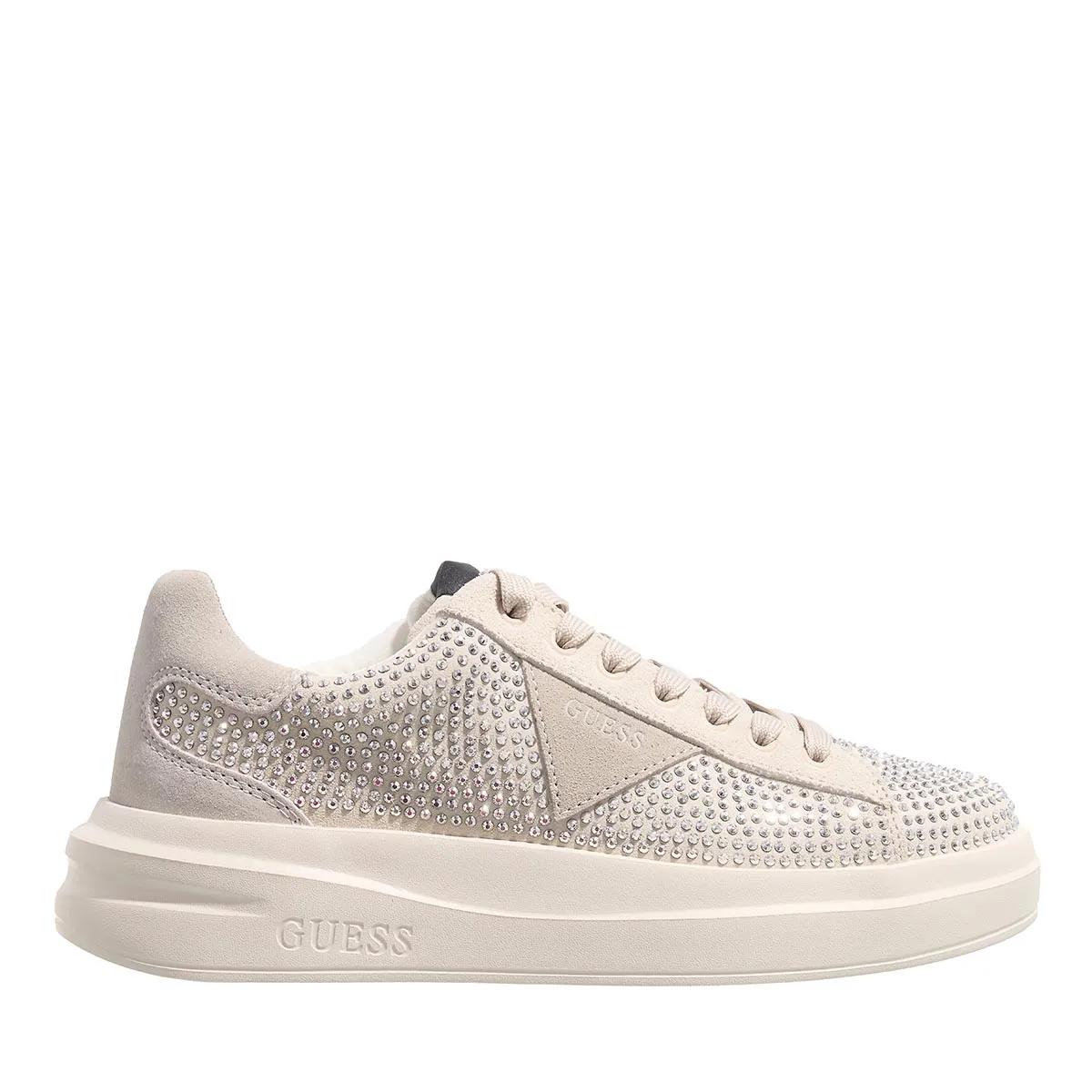 Guess Sneakers met vetersluiting, model 'ELBINA' in wit online kopen | P&C
