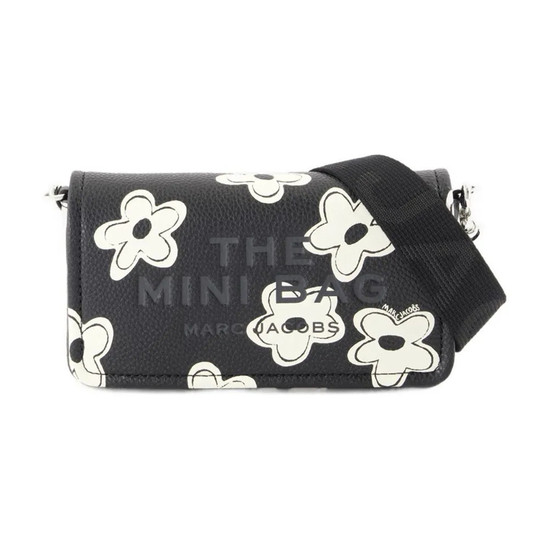 Marc Jacobs Sac à bandoulière The Mini Crossbody - Leather - Black Black