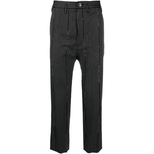 Vivienne Westwood Pantalon décontracté Cropped Cruise Trousers Black schwarz