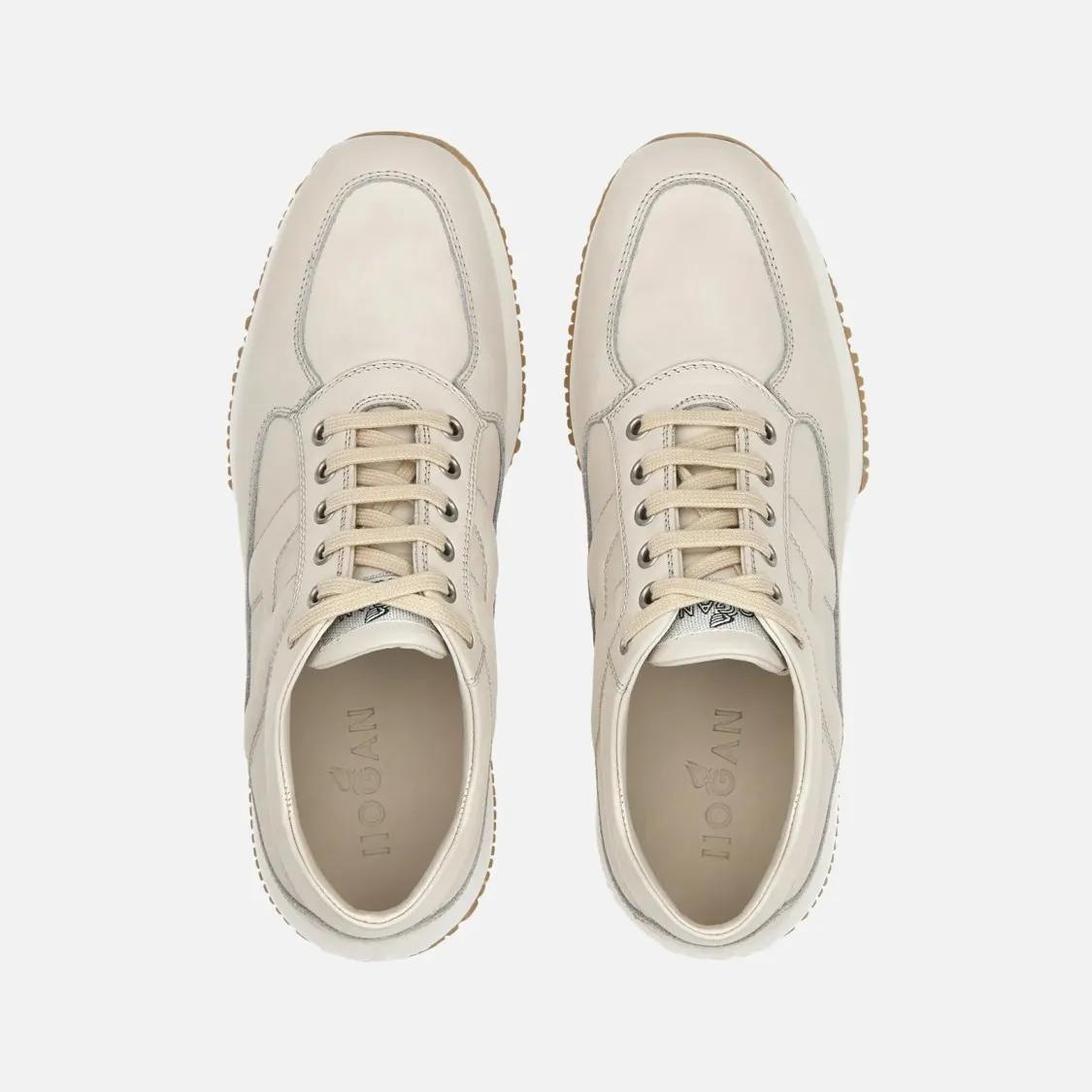 Thumbnail - Hogan Low-Top Sneaker - Hogan Interactive Sneakers With Leather - Gr. 39 (EU) - in Beige - für Damen