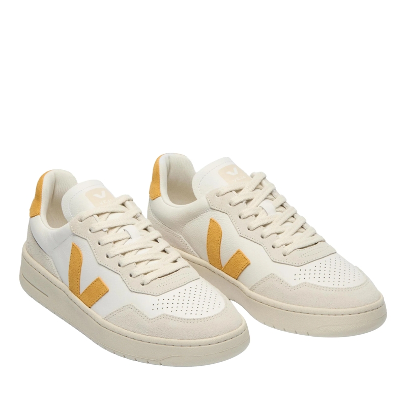 Veja Low-Top-Sneaker V-90 White Safran(Image 2)